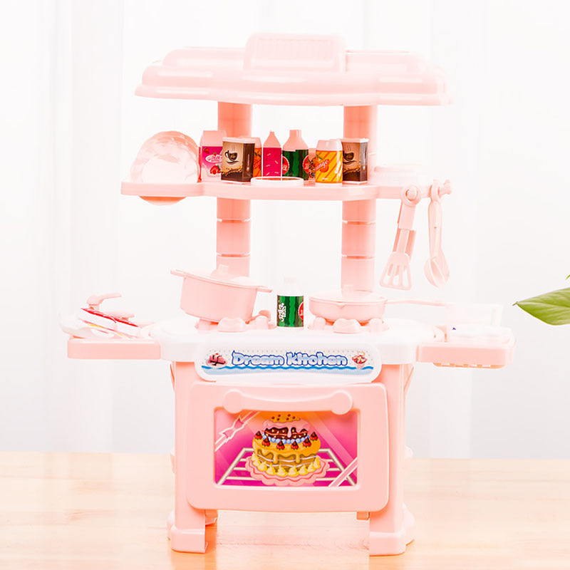 Set di giocattoli da cucina per stoviglie per bambini