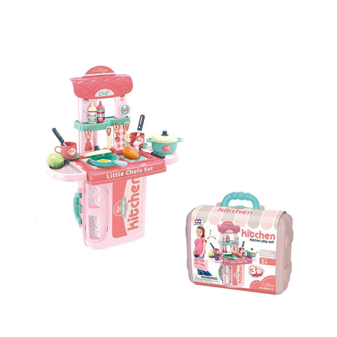 Set di strumenti da cucina giocattolo per bambini