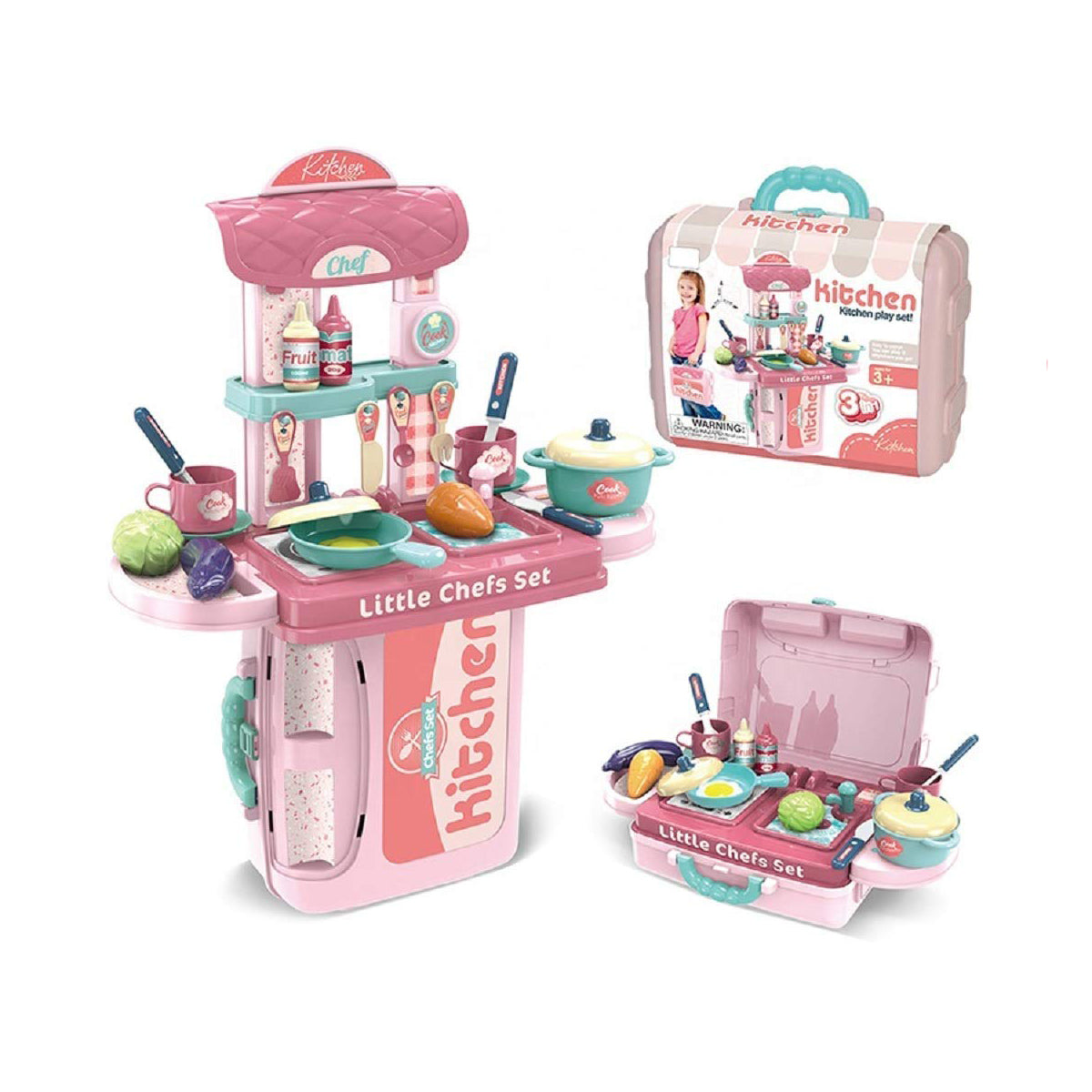 Set di strumenti da cucina giocattolo per bambini