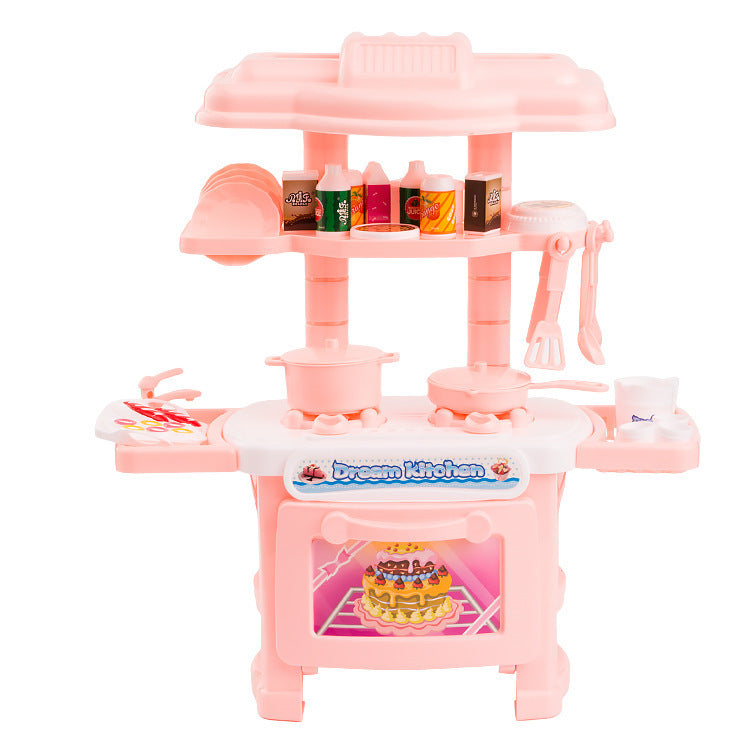 Set di giocattoli da cucina per stoviglie per bambini